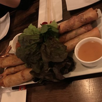 Ginger and Lemongrass - Spring rolls - chicken/shrimp & pork/mushroom - Vietnamese Near Me - Whitestone, New York