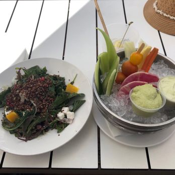 La Côte - Quinoa salad and crudités - Mediterranean Near Me - Miami Beach, Florida