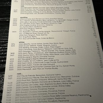 CANTO VI - Wine list - Beer, Wine & Spirits Near Me - Chatsworth, California