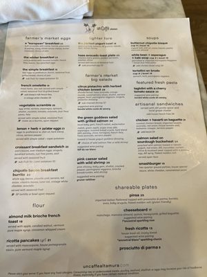 Menu photo 7 un caffe altamura Manhattan Beach, CA Menu photo 7 un caffe altamura Manhattan Beach, CA