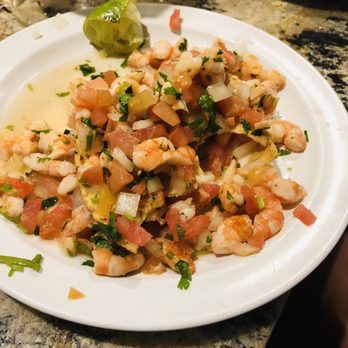 Mariscos Martin - Shrimp ceviche tostada. Mouth watering. - Mexican Near Me - La Puente, California