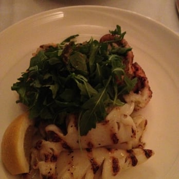 Piccolo Sogno - Grilled seafood with arugula. - Italian Near Me - Chicago, Illinois