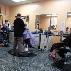 Jinny's Family Hair Salon - Randy doing his thing!