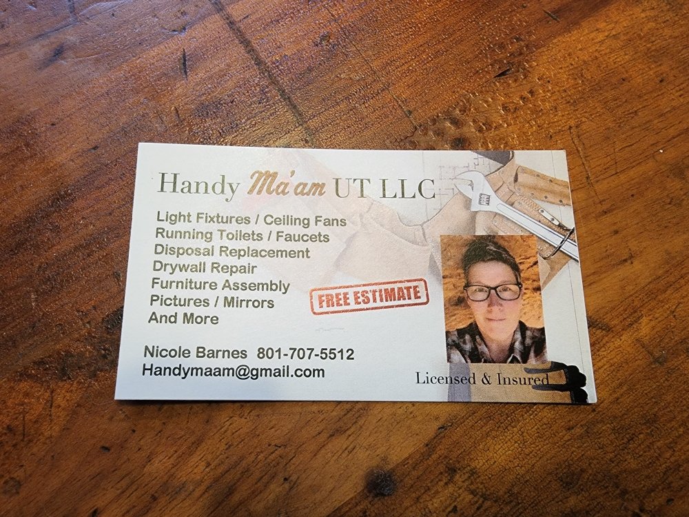 Slide of Handy Ma'am UT