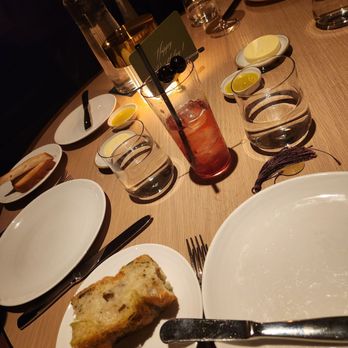 Santi - Complementary garlic foccacia - Italian Near Me - New York, New York Santi - Complementary garlic foccacia - Italian Near Me - New York, New York