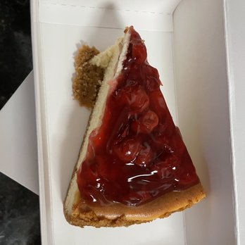 Sugar Bee Sweets Bakery - Cherry Cheesecake Slice! - Bakeries Near Me - Arlington, Texas