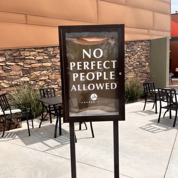 Well Coffee Co. - A reminder as you walk up towards the cafe' entrance. - Coffee & Tea Near Me - Peoria, Arizona