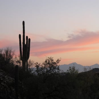 Sabino Canyon - Sabino Canyon sunset. - Parks Near Me - Tucson, Arizona