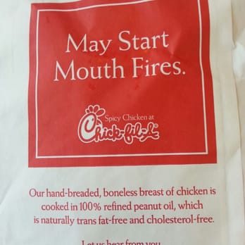 Chick-fil-A - Cute lol. Btw, it wasn't that spicy ^_^ - Fast Food Near Me - Schaumburg, Illinois Chick-fil-A - Cute lol. Btw, it wasn't that spicy ^_^ - Fast Food Near Me - Schaumburg, Illinois