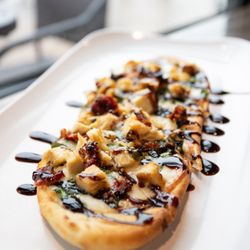 How You Brewin Coffee Company - One of our seasonal flatbreads! Check out the Cali Chicken flatbread (available year-round).