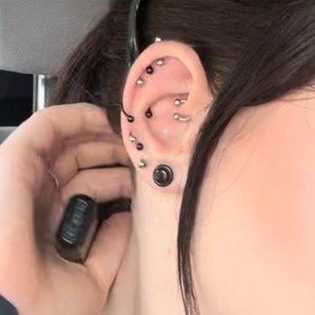 Ron & Dave's Tattooing - my daith piercing a few days later. - Tattoo Near Me - Staten Island, New York