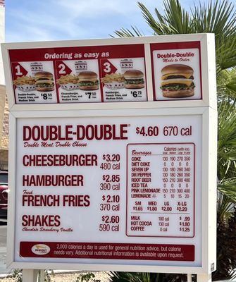 Menu photo 6 In-N-Out Burger Tempe, AZ