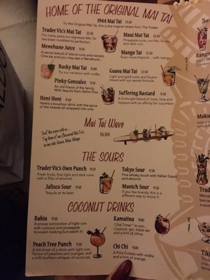 Menu photo 6 Trader Vic's London, XGL