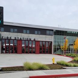 Exterior outside entrance of Hayward Fire Station 6 - Hayward, California Exterior outside entrance of Hayward Fire Station 6 - Hayward, California