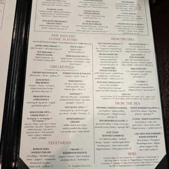 Barrels & Boards - Menu - New American Near Me - Raynham, Massachusetts