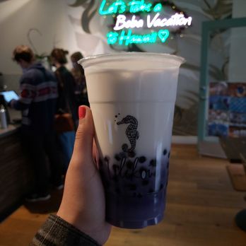 Lilikoi - Ube taro with boba - Bubble Tea Near Me - San Francisco, California Lilikoi - Ube taro with boba - Bubble Tea Near Me - San Francisco, California