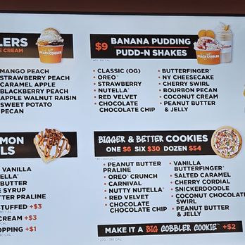 The Peach Cobbler Factory - Cobblers, rolls, cookies and pudding - Desserts Near Me - Washington, DC, District of Columbia The Peach Cobbler Factory - Cobblers, rolls, cookies and pudding - Desserts Near Me - Washington, DC, District of Columbia