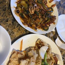 Garlic & Ginger - S3. Baby Octopus Special S14. Pork Tangsuyuk