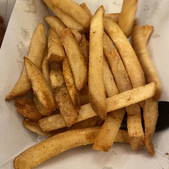 Hot Chicken - Extremely salty fries. Extremely stingy with serving of fries. It was way too salty! - Chicken Shop Near Me - Elk Grove, California