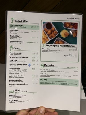 Menu photo 7 Shake Shack Hudson Yards New York, NY Menu photo 7 Shake Shack Hudson Yards New York, NY