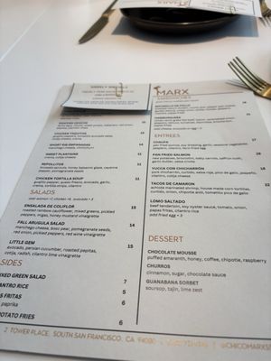 Menu photo 1 Chico Marx South San Francisco, CA Menu photo 1 Chico Marx South San Francisco, CA