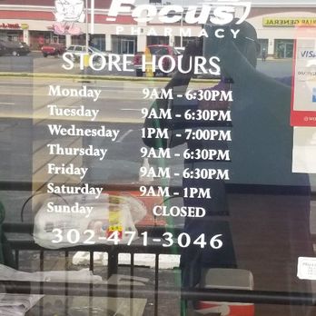 Focus Pharmacy - Hour of operation! - Pharmacy Near Me - Smyrna, Delaware Focus Pharmacy - Hour of operation! - Pharmacy Near Me - Smyrna, Delaware