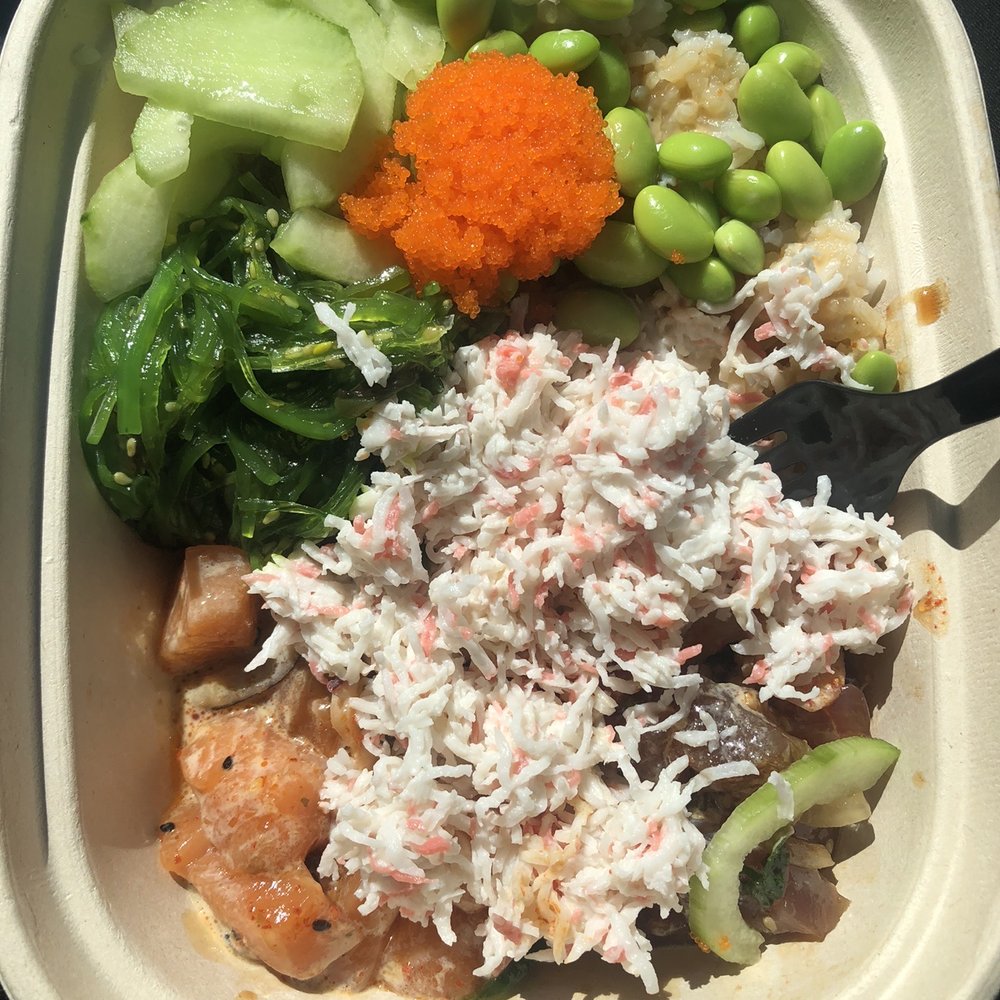 Poke Cube - First online order, disappointed for a 3 Scoops of Protein Bowl :( - Poke Near Me - Rancho Cordova, California