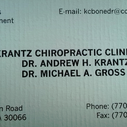 Krantz Chiropractic Clinic PC - Card
