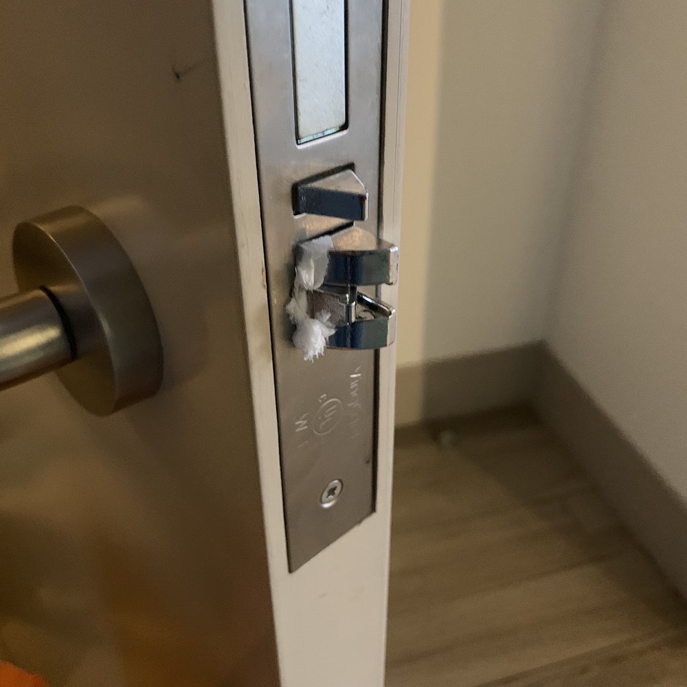 The Brooklyn - Tissue stuffed into the door - Hotels Near Me - Brooklyn, New York