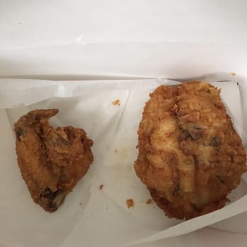 KFC - I'm sure I ordered a 2 piece meal, not a 1 1/2. This just looks sad. - Fast Food Near Me - Honolulu, Hawaii