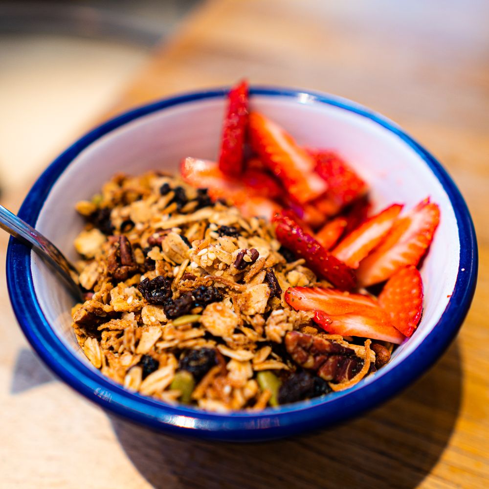 Revolution Roasters - Chia Bowl! Delicious and nutritious. Don't listen to the reviews that say it's bland, they have added more fruit to sweeten the deal! - Coffee & Tea Near Me - Oceanside, California Revolution Roasters - Chia Bowl! Delicious and nutritious. Don't listen to the reviews that say it's bland, they have added more fruit to sweeten the deal! - Coffee & Tea Near Me - Oceanside, California