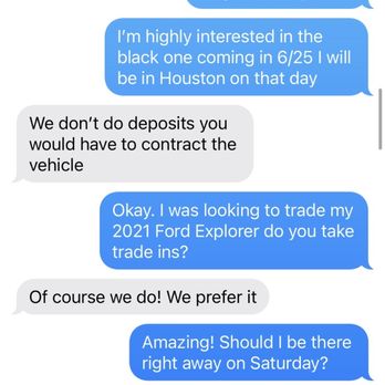 Texan Hyundai - Lied about doing deposits - Auto Repair Near Me - Rosenberg, Texas Texan Hyundai - Lied about doing deposits - Auto Repair Near Me - Rosenberg, Texas