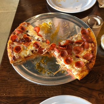 Mountain Mike's Pizza - Medium pepperoni pizza. Forgot to talk before we dug in. So good!! - Pizza Near Me - Upland, California Mountain Mike's Pizza - Medium pepperoni pizza. Forgot to talk before we dug in. So good!! - Pizza Near Me - Upland, California
