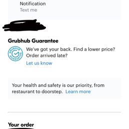 My order
