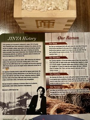 Menu photo 5 JINYA Ramen Bar - Ameristar Black Hawk Black Hawk, GA Menu photo 5 JINYA Ramen Bar - Ameristar Black Hawk Black Hawk, GA