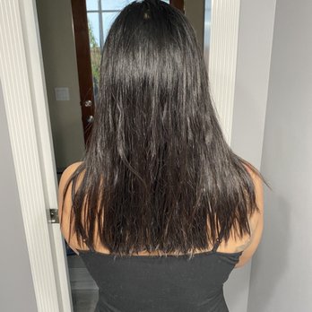 Hairday Studio - You cannot wash your hair until 24 hours has passed and this is what my hair looked like after washing and allowing to air dry - Hair Salons Near Me - Santa Clara, California Hairday Studio - You cannot wash your hair until 24 hours has passed and this is what my hair looked like after washing and allowing to air dry - Hair Salons Near Me - Santa Clara, California