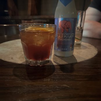 The Corner - Old fashioned, Delerium Belgian Ale - Cocktail Bars Near Me - Miami, Florida