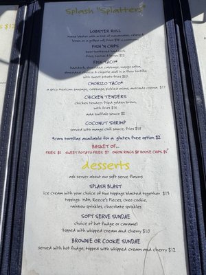 Menu photo 3 Splash At the Boathouse Burlington, VT Menu photo 3 Splash At the Boathouse Burlington, VT