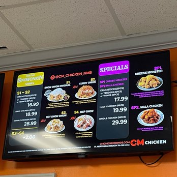 CM Chicken - Menu - Korean Near Me - North Miami Beach, Florida