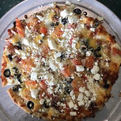 Percelli's Pizza - This is Percelli's 10" Greek Supreme.