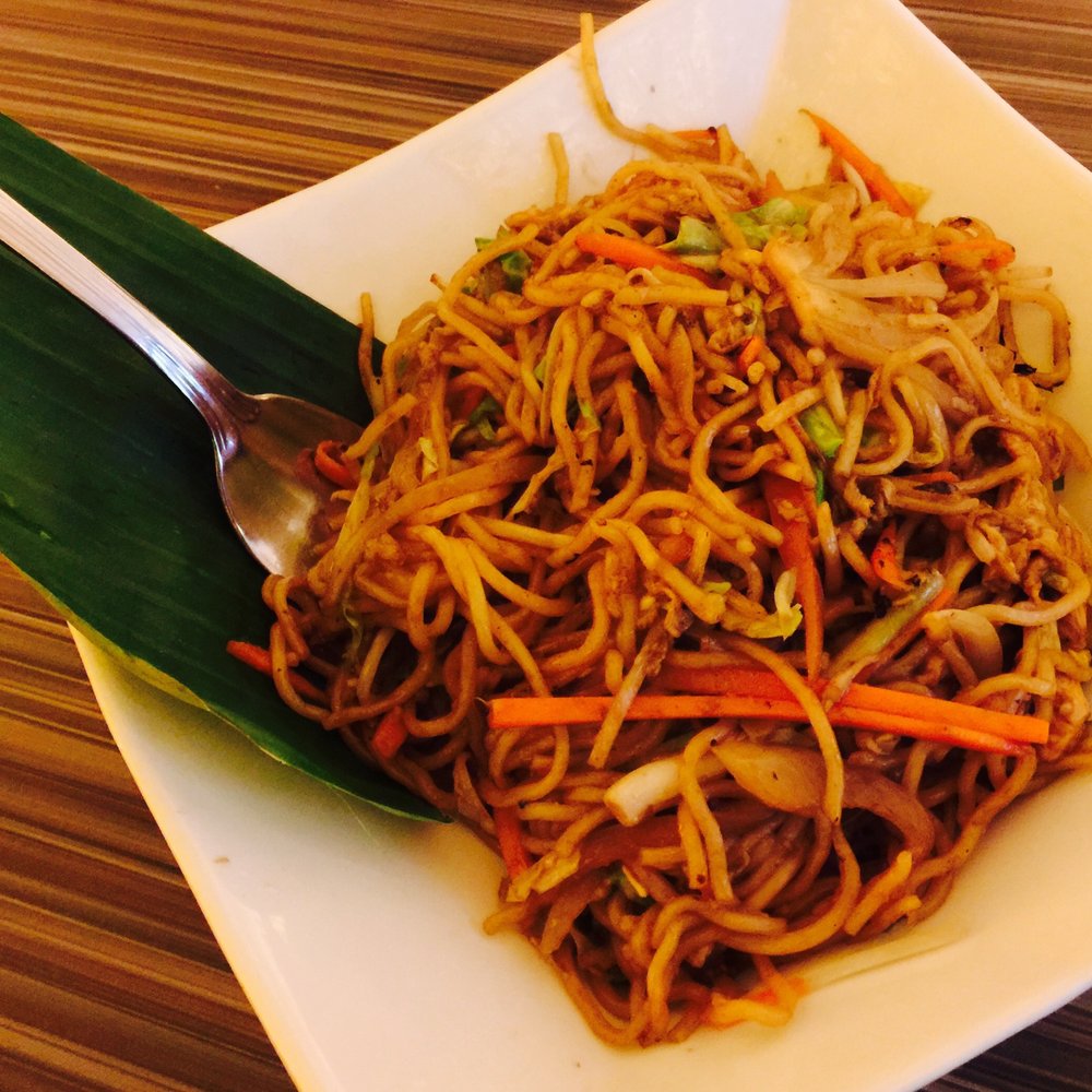 Banana Leaf - Mee goring noodle dish. - Asian Fusion Near Me - Makati City, NCR