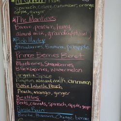 360 Juteuse Fruit Bar - Menu