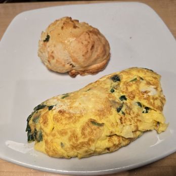 Honey Jam Cafe - Build your own Swiss Cheese and Spinach Omelet with a Honey-Jam Biscuit. - Breakfast & Brunch Near Me - Downers Grove, Illinois Honey Jam Cafe - Build your own Swiss Cheese and Spinach Omelet with a Honey-Jam Biscuit. - Breakfast & Brunch Near Me - Downers Grove, Illinois