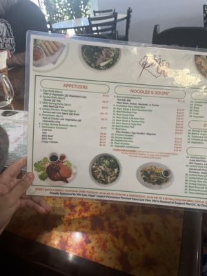 Menu photo 1 Pho O.C. Las Vegas, NV