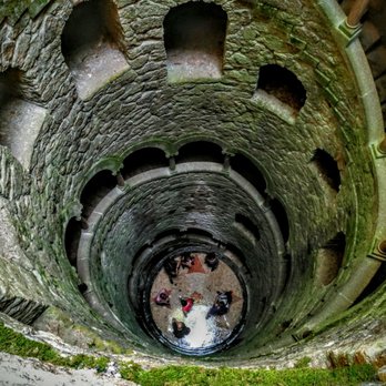 Quinta da Regaleira - The spiral staircase "well" can be accessed from above, or from a network of hidden grotto tunnels below - Landmarks & Historical Buildings Near Me - Sintra, 11 Quinta da Regaleira - The spiral staircase "well" can be accessed from above, or from a network of hidden grotto tunnels below - Landmarks & Historical Buildings Near Me - Sintra, 11