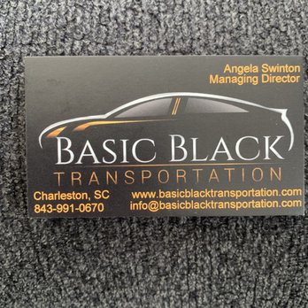 Basic Black Transportation - Business card if the owner. - Limos Near Me - Charleston, South Carolina Basic Black Transportation - Business card if the owner. - Limos Near Me - Charleston, South Carolina