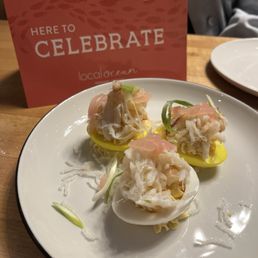 Crab deviled eggs Crab deviled eggs