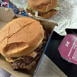 Sonic Drive-In - Double smasher burger and chicken jr