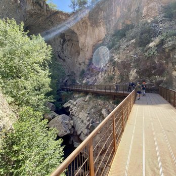 Tonto Natural Bridge State Park - Path to observation deck - Hiking Near Me - Pine, Arizona Tonto Natural Bridge State Park - Path to observation deck - Hiking Near Me - Pine, Arizona