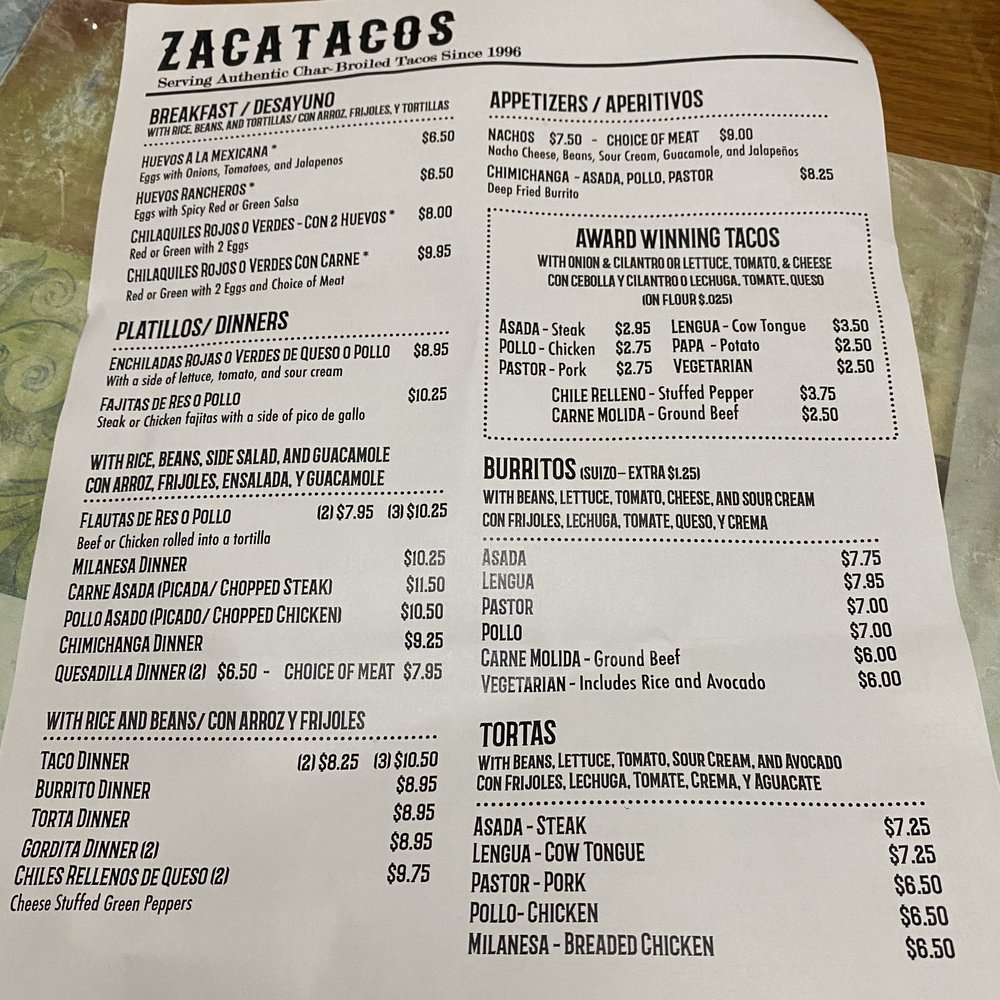 Zacatacos - December 2019 - Mexican Near Me - Chicago, Illinois Zacatacos - December 2019 - Mexican Near Me - Chicago, Illinois
